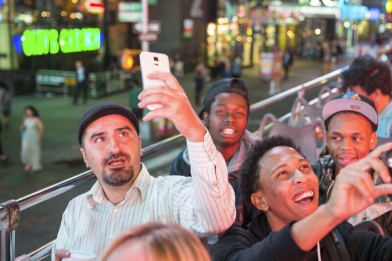 NYC: Sightseeing Night Tour by Open-Top Bus with Live Guide - What to Expect from the NYC Night Bus Tour