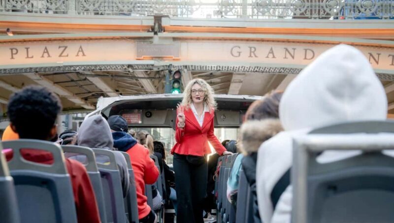 NYC: Skyline Night Tour on Double-Decker Bus - Key Points