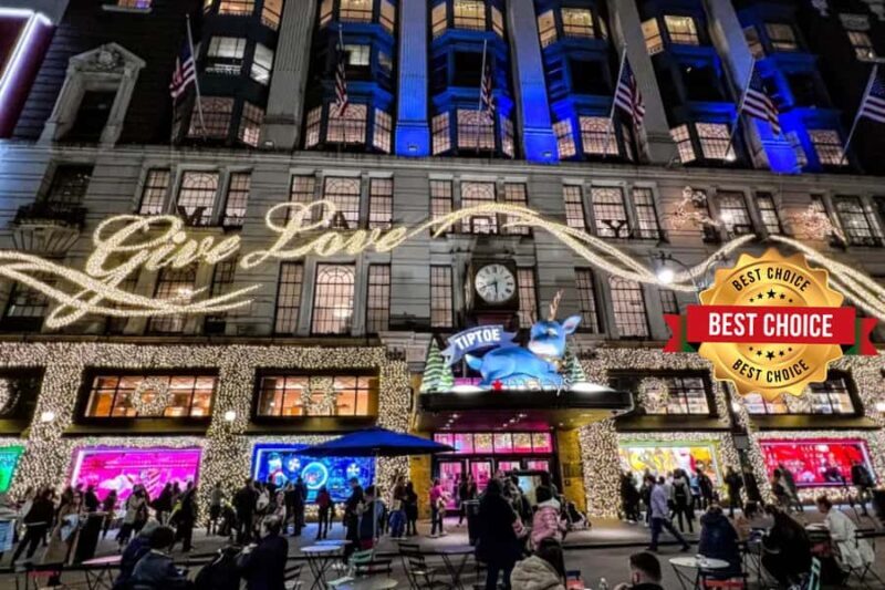 NYC: Spectacular Christmas Extravaganza Rickshaw Tour - Key Points