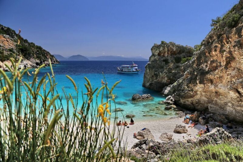Nydri: Boat Cruise to the famous beaches of Lefkada - Key Points