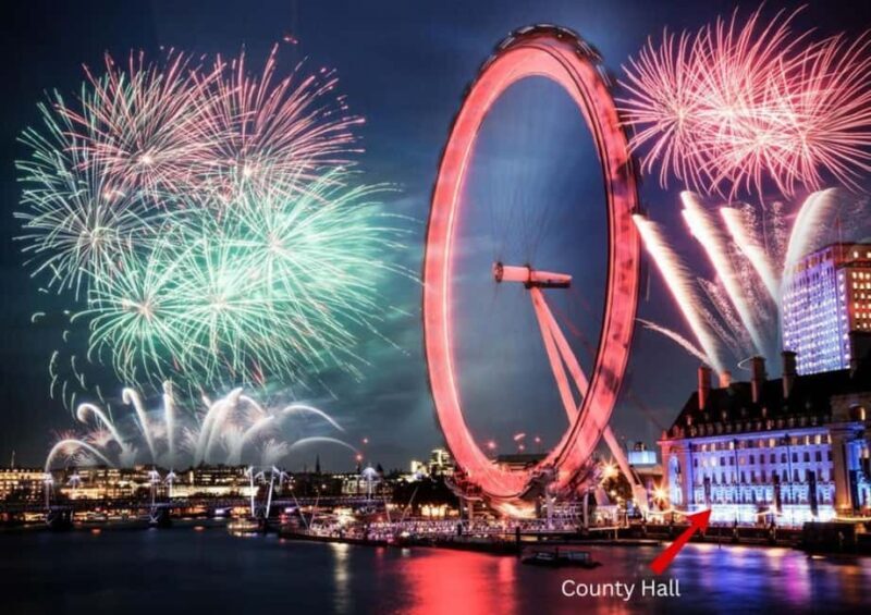 NYE Fireworks Celebration at London Eye's County Hall - Key Points