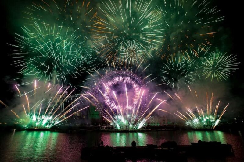 NYE Fireworks Celebration at London Eye's County Hall - The Food and Drinks