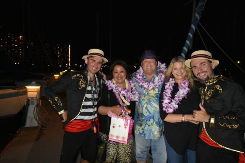 Oahu: Fireworks Cruise - Ultimate Luxury Gondola with Drinks - Enjoy the Small Details that Make a Difference