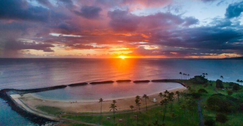 Oahu: Waikiki Sunset Doors On or Doors Off Helicopter Tour - Key Points