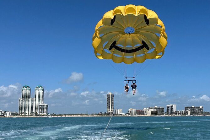 Ocean Parasailing over the Gulf of Mexico, South Padre Island - Ocean Parasailing over the Gulf of Mexico, South Padre Island