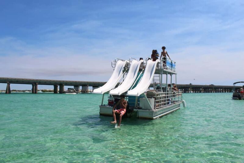 Okaloosa Island: 3 Slides Double Decker Pontoon Boat Rental - What Is the Okaloosa Island: 3 Slides Double Decker Pontoon Boat Rental?