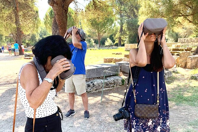 Olympia: The Famous VR Glasses Tour (+Audio Guide) - Stop 1: Olympia back in time for the demo and setup