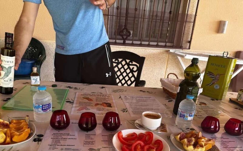 Organic olive oil tasting and visit to a family olive grove with fruit and a gift - Key Points