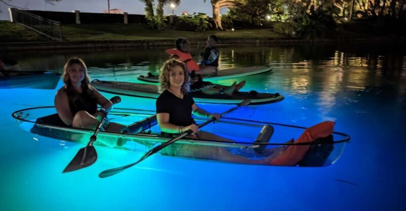 Orlando: LED Night Glow Clear Kayak or Paddleboard Tour - FAQ