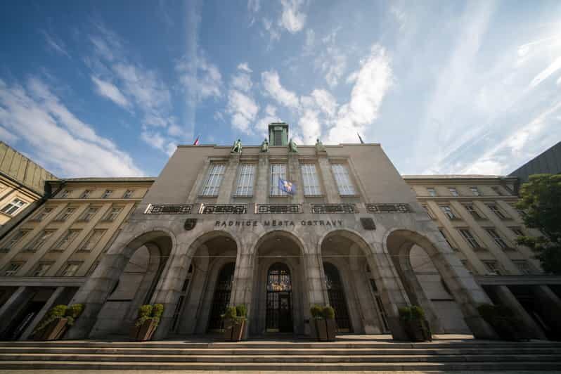 Ostrava: Entrance to the viewing tower of the new town hall - The Bottom Line