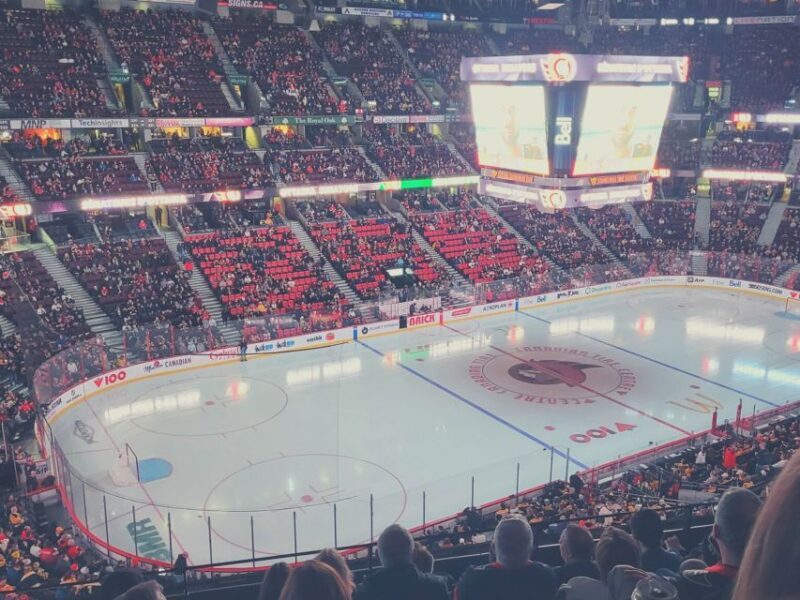 Ottawa: Ottawa Senators Ice Hockey Game Ticket - The Crowd and Atmosphere
