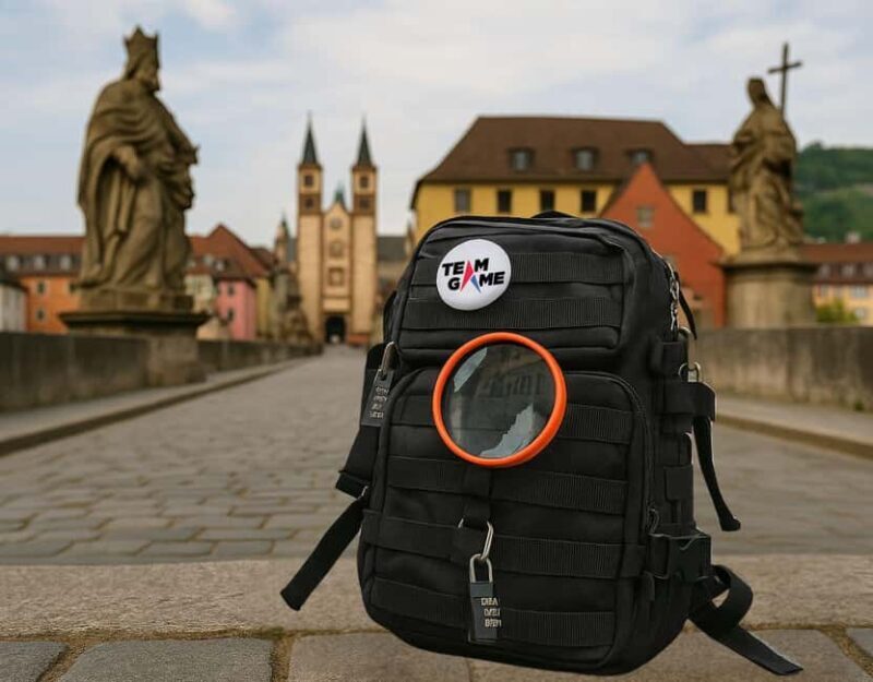 Outdoor Escape Tour  Puzzle Backpack Würzburg: The Lost Plan - Key Points