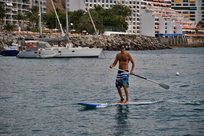 Paddle Surf SUP at Anfi Beach - The Experience in Action