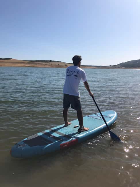 Paddle surfing routes and classes in Zahara de los Atunes - The Instruction and Equipment