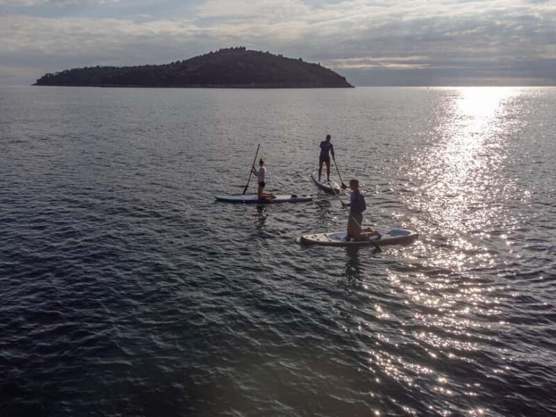 Paddleboard into the sunset from Lokrum Island in Dubrovnik - What the Tour Looks Like: A Step-by-Step Breakdown