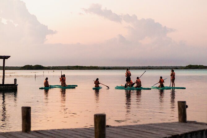 Paddleboarding and/or kayaking tour at sunrise in the lagoon of Bacalar - What to Expect on the Sunrise Lagoon Tour