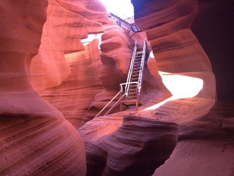 Page: Lower Antelope Canyon Tour with Trained Navajo Guide - Group size and flow: limited to 10, but still a popular canyon
