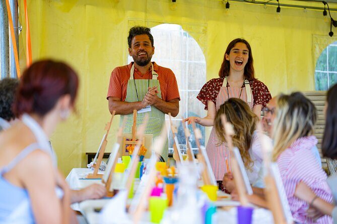 Paint And Drink Florentine Hills Art at La Birr'aia in Marignolle - A Closer Look at What You Can Expect