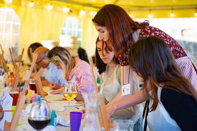 Paint And Drink Florentine Hills Art at La Birr'aia in Marignolle - Who Will Love This?