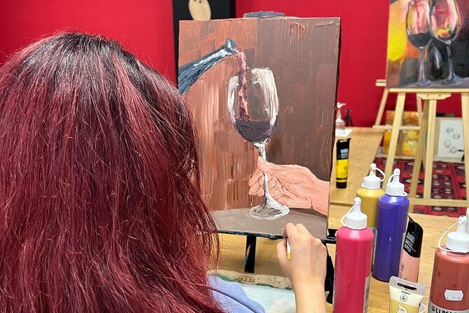 Paint and Wine - Authentic Art Workshop in Tirana - The Artistic Side: Creating Your Souvenir