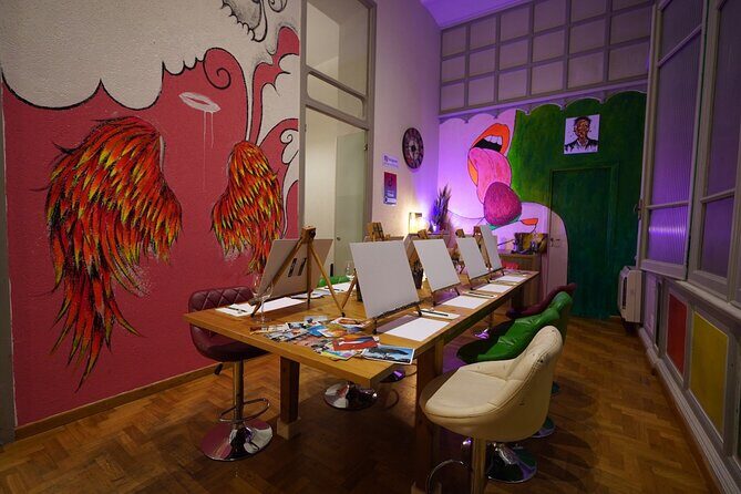 Paint & Wine Experience in Piazza Navona - The Experience in Detail