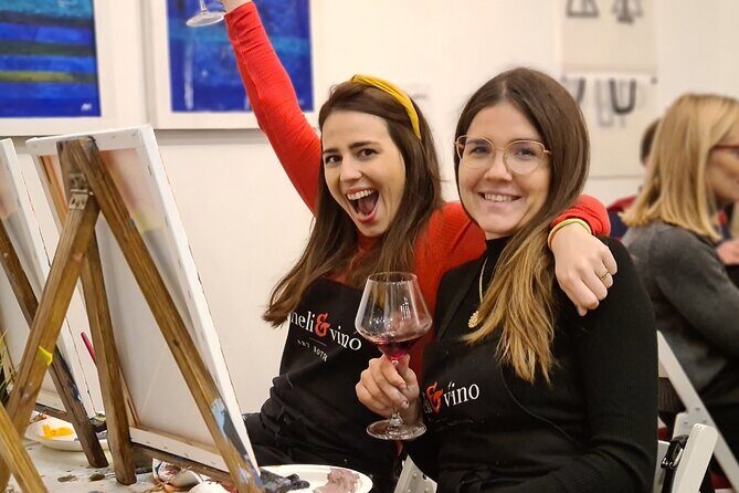Painting party at Art Bottega - Paint & Wine Studio in Split - Key Points