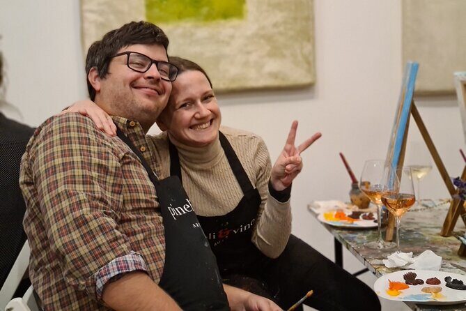 Painting party at Art Bottega - Paint & Wine Studio in Zagreb - A Closer Look at the Experience