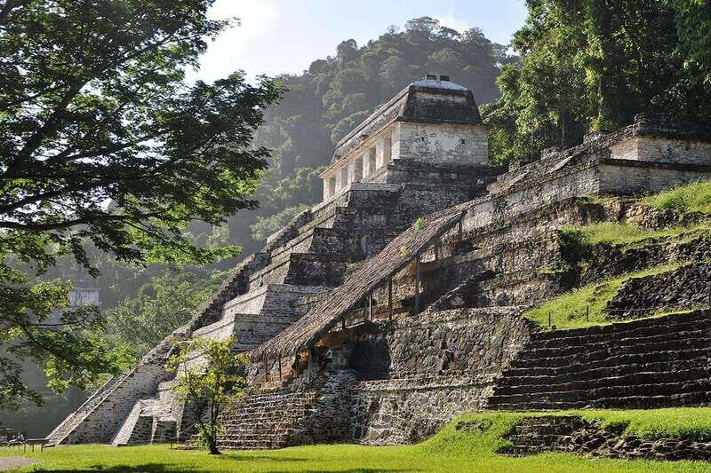 Palenque Archaeological Area and Roberto Barrios Waterfalls - Key Points