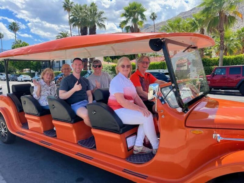 Palm Springs Tour from an open air 6 Passenger Golf Cart - Authentic Traveler Experiences