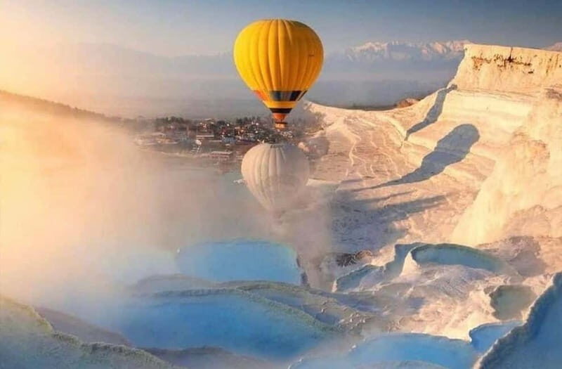 Pamukkale Hot Air Balloon Tour from Antalya, Alanya, Side - Discovering Pamukkale from the Sky and on the Ground
