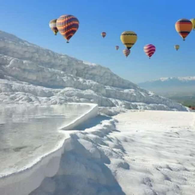 Pamukkale Tour from Antalya & Side Day & Sunset Options - The Optional Hot Air Balloon Flight