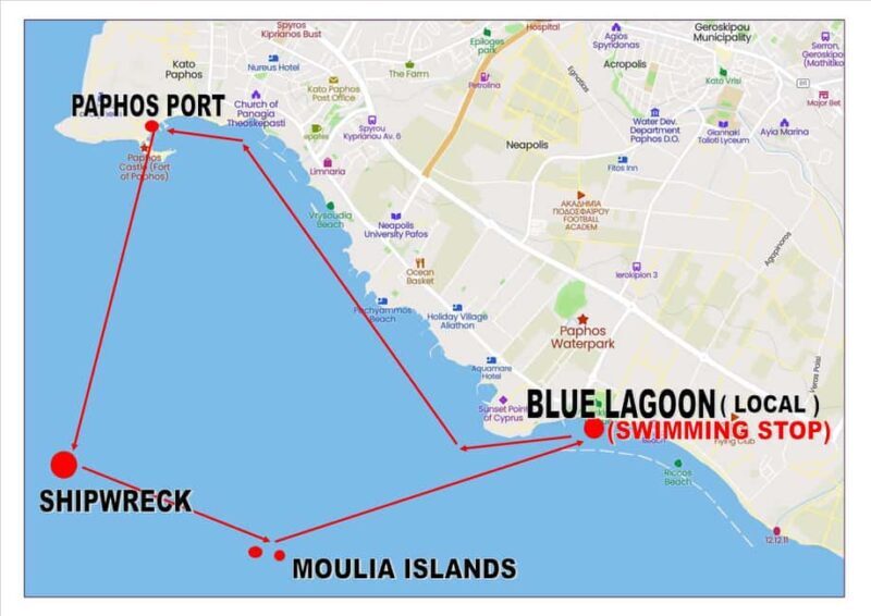 Paphos: The Yellow Glass-Bottom Boat Cruise Swim & Snorkel - Key Points