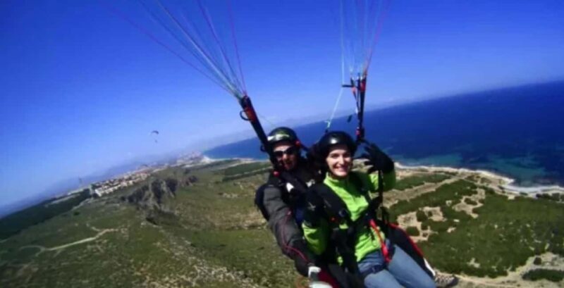 Paragliding adventure in Santa Pola or Agost from Alicante in a private van - Pricing and Value