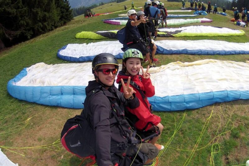 Paragliding Tandem Flight in Interlaken - The Takeoff: Safety and Guidance