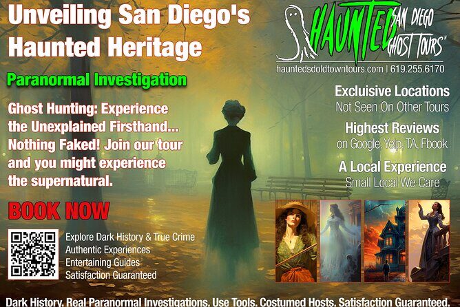 Paranormal Investigation History & Ghost Tour Old Town San Diego - What Makes This Tour Stand Out?
