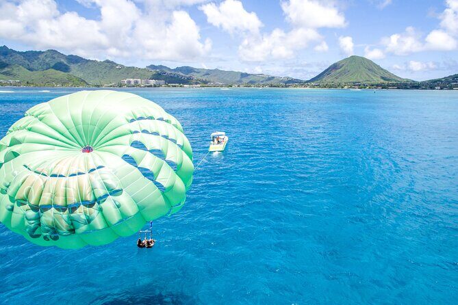 Parasailing on Maunalua Bay- Oahu's off Waikiki Playground - The Sum Up