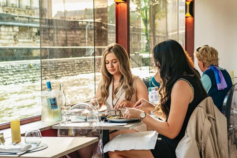 Paris: 3-Course Italian Meal Seine Cruise - The Boat Layout and Views: Panoramic Terrace and Photo Deck