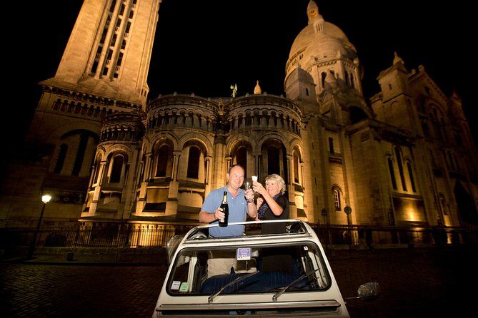 Paris and Montmartre 2CV Tour by Night with Champagne - A Closer Look at the Experience