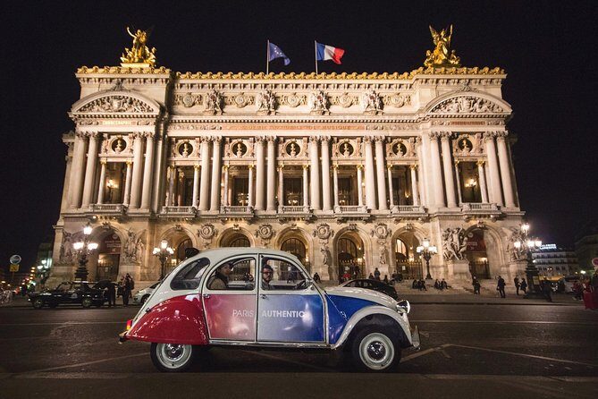 Paris and Montmartre 2CV Tour by Night with Champagne - In-Depth Tour Breakdown