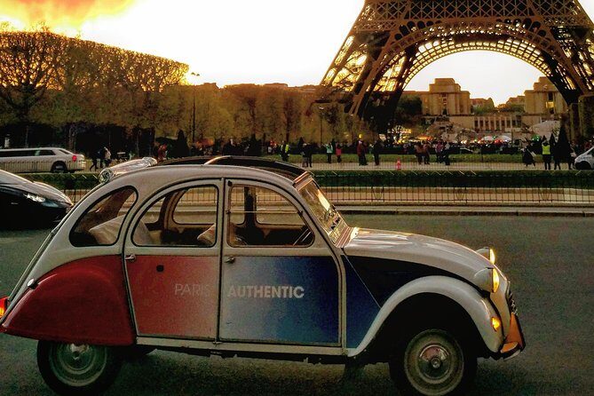 Paris and Montmartre 2CV Tour by Night with Champagne - The Sum Up