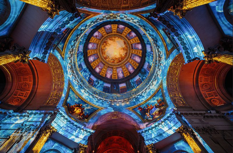 Paris: Aura Invalides Immersive Experience Entry Ticket - No toilets, no food: plan dinner first