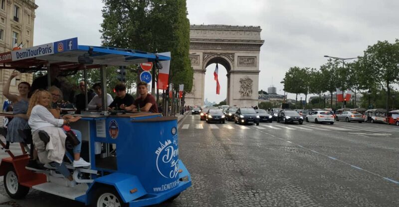 Paris: Beer Bike Bar With Drinks Included - Key Points
