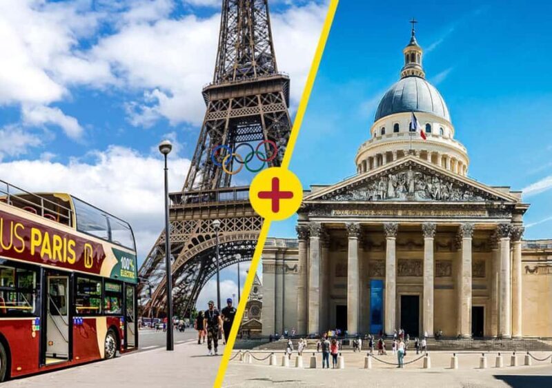 Paris: Big Bus Hop-on Hop-off Tour and Pantheon entrance - The Experience at the Pantheon