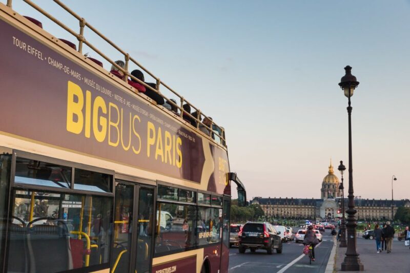 Paris: Big Bus Hop-on Hop-off Tour and Seine River Cruise - Key Points