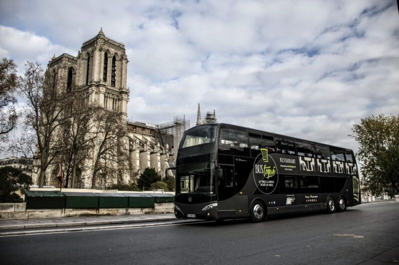 Paris: Champs Elysées Bus Toqué w/Lunch & Glass of Champagne - What to Expect from the Experience