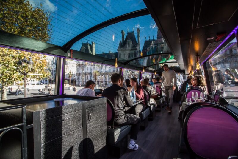 Paris: Champs Elysées Bus Toqué w/Lunch & Glass of Champagne - Who Will Appreciate This Tour?