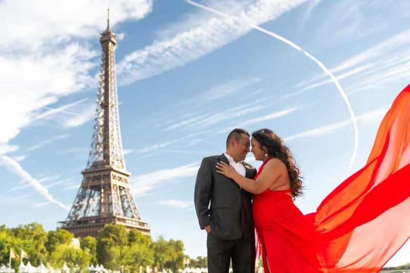 Paris: Eiffel Tower Glamor Photoshoot with Dress Options - The Practical Side: Booking, Timing, and Cost