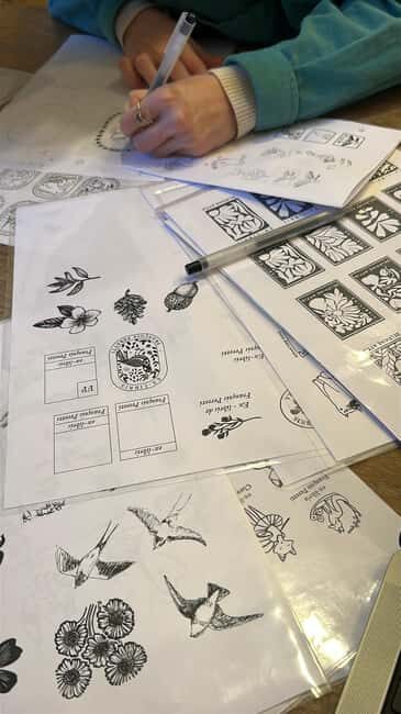 Paris: ex-libris stamp-making and drawing workshop - A closer look at the experience