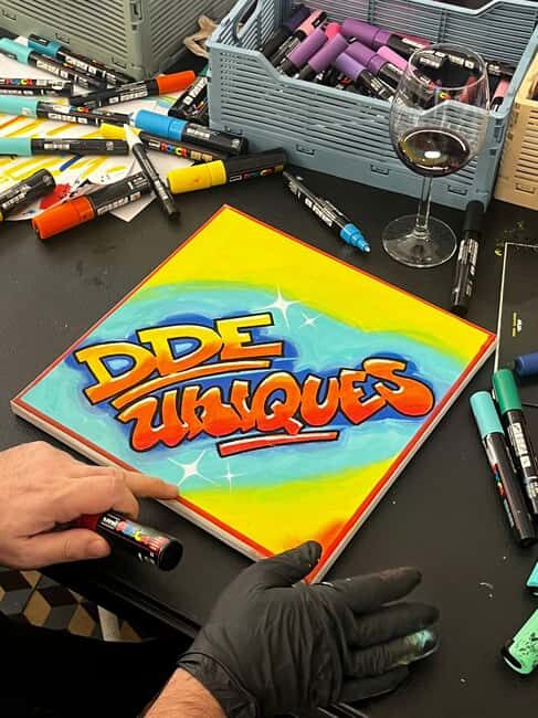 Paris: Graffiti on Canvas Workshop at an Art Studio - The Value of the Experience