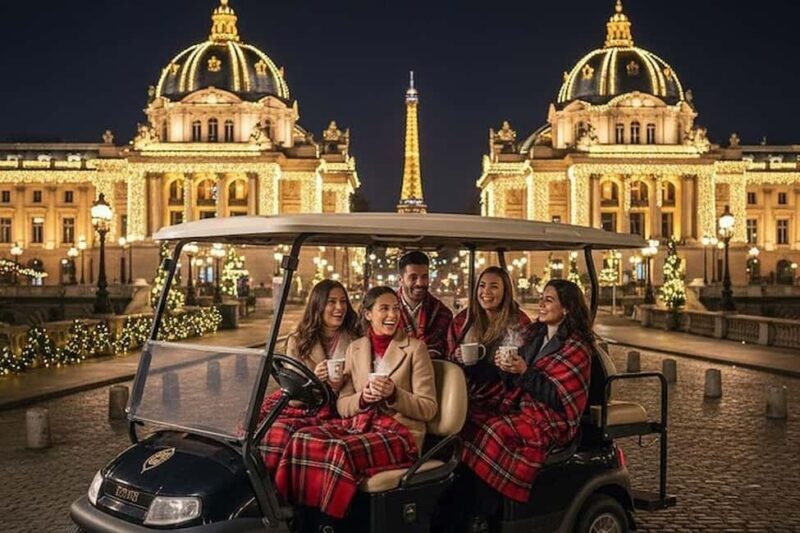 Paris: Private Christmas Lights Tour by Golf Cart - Key Points